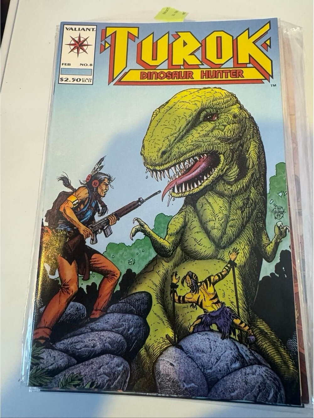 Turok Dinosaur Hunter #8 Valiant Comics Feb 1994 Timothy Truman
